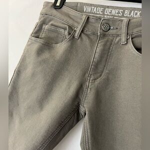 Vintage Genes Black Brand Gray Slim Fit Mens Jeans
